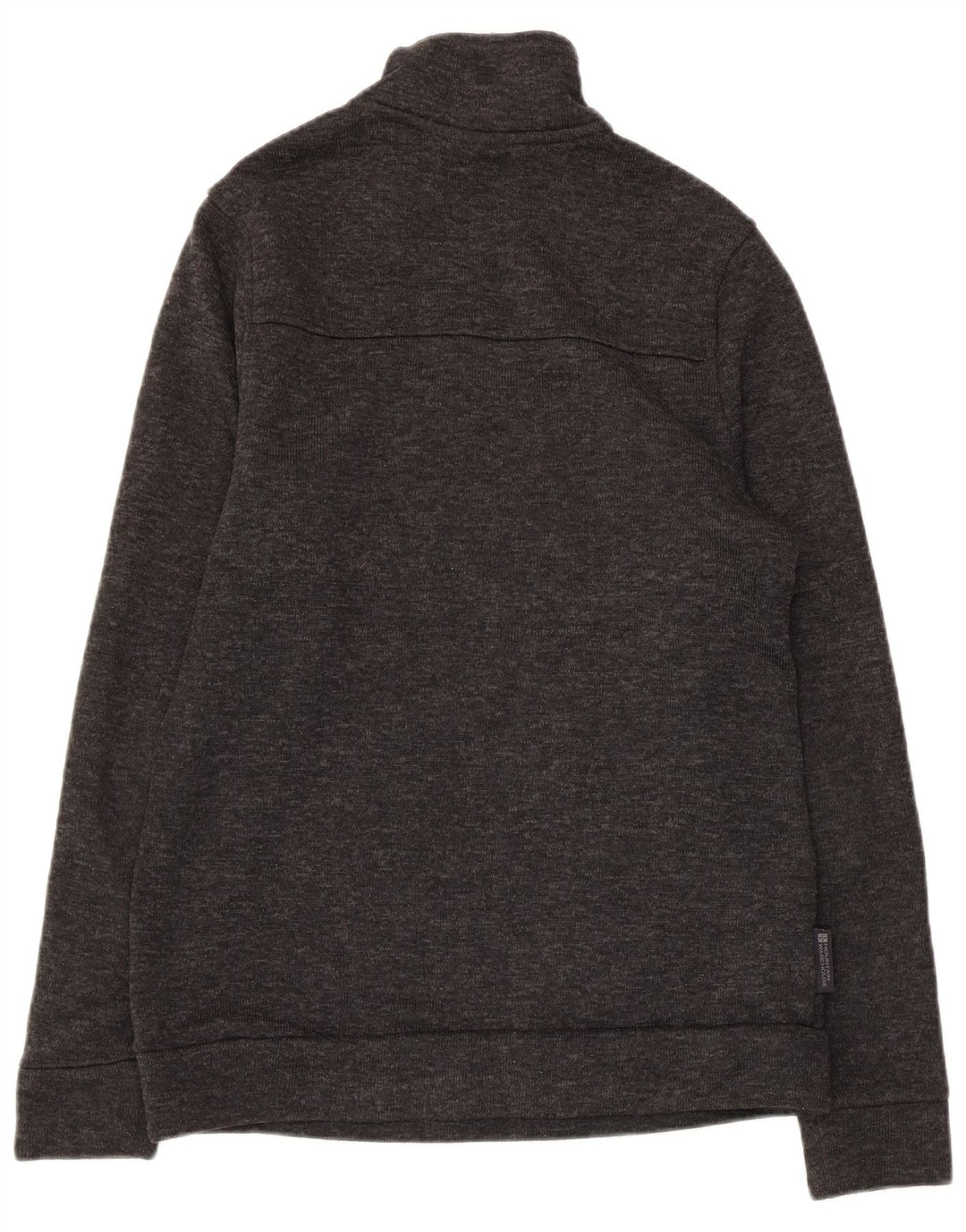 MOUNTAIN WAREHOUSE Męski sweter z zamkiem błyskawicznym, średnioszary, nakrapiany