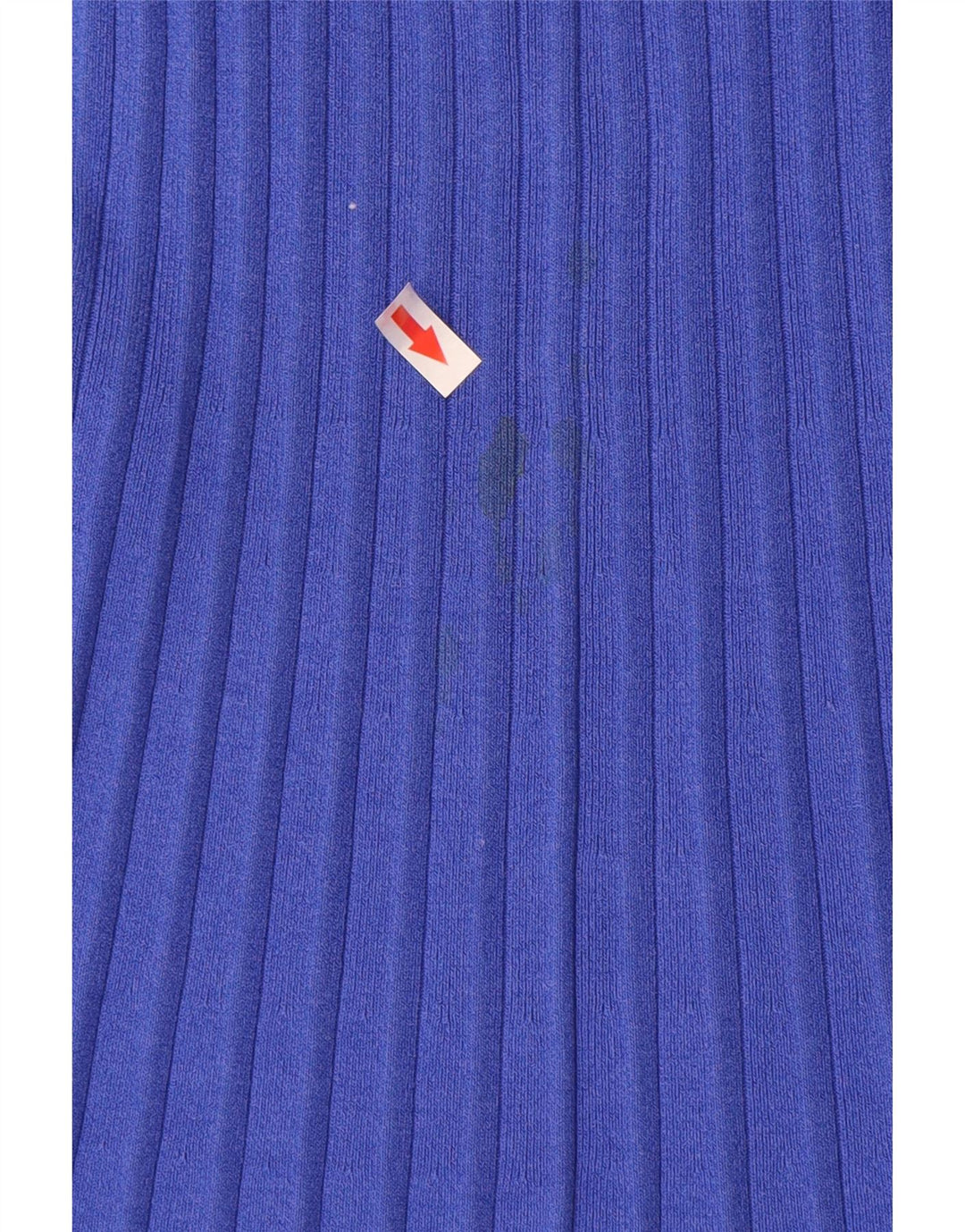 COS Damska sukienka namiotowa bez rękawów UK 14, średnia niebieska bawełna