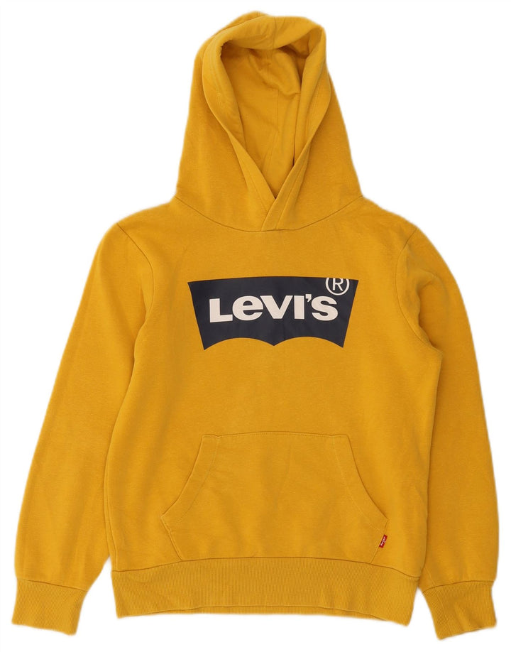 Chłopięcy sweter z kapturem Levi's 9-10 lat, żółty