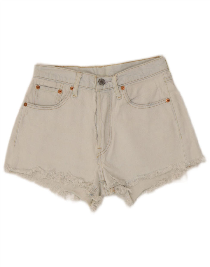 Damskie spodenki jeansowe Levi's 501 W25 XS, niebieska bawełna