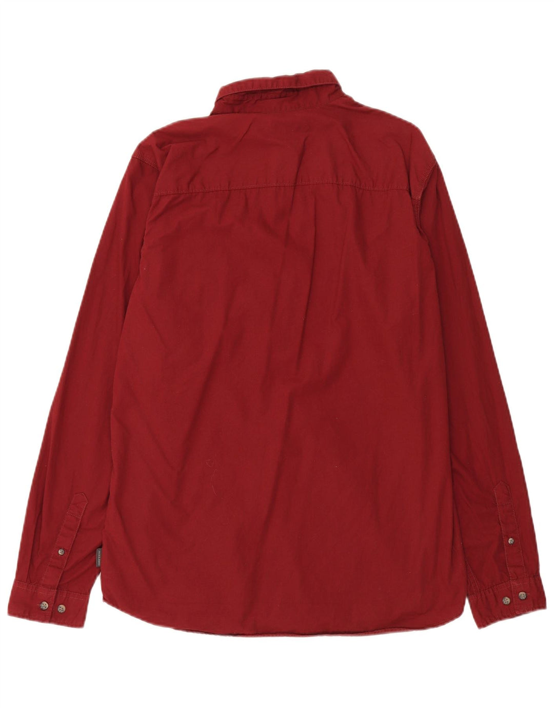Koszula męska JACK & JONES XL, czerwona, bawełniana