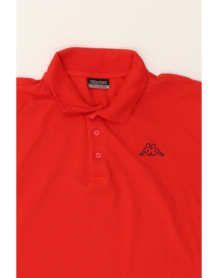 KAPPA Mens Polo Shirt XL Red Vintage Kappa and Second-Hand Kappa from Messina Hembry 