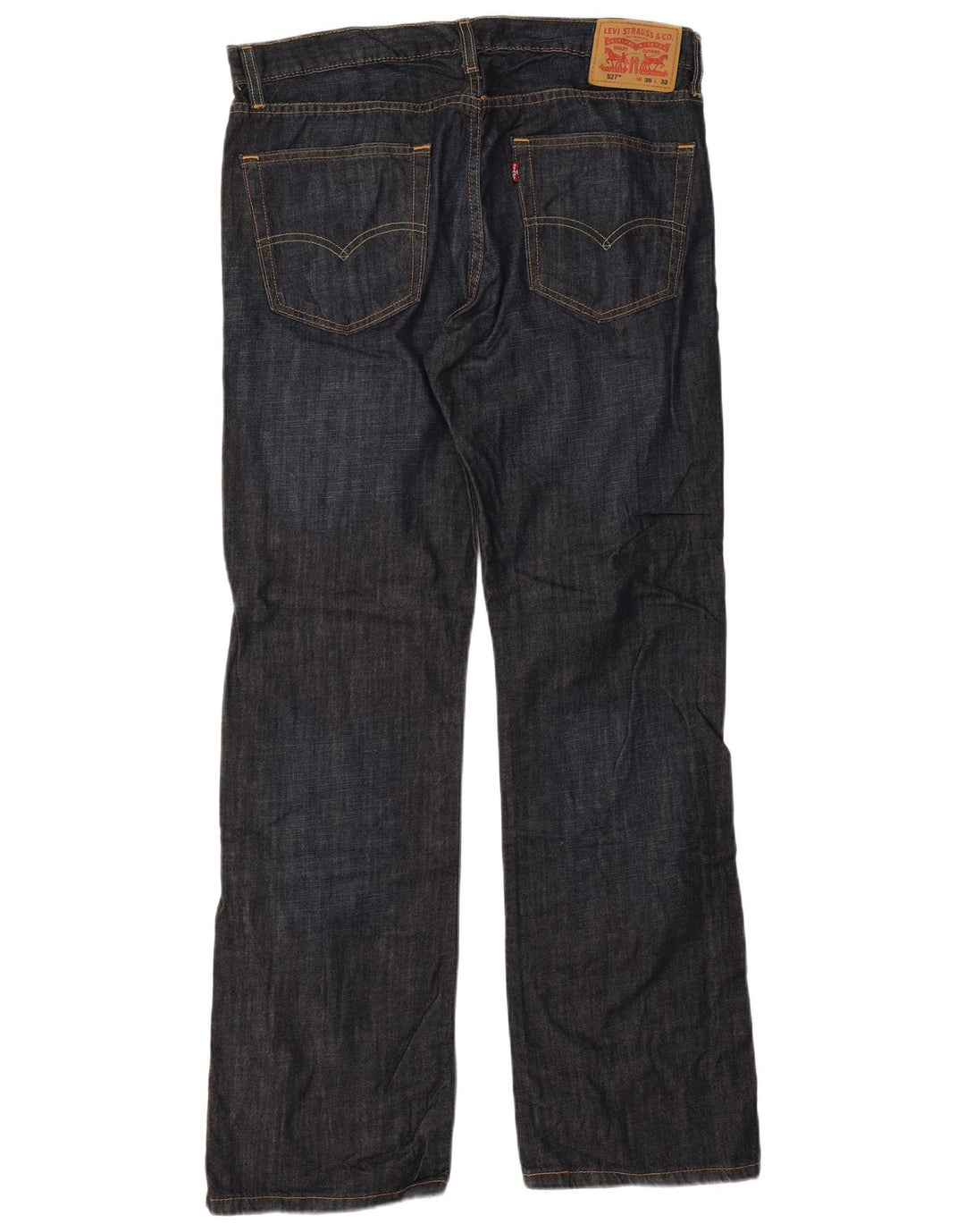 Męskie jeansy Levi's 527 Bootcut W36 L32 Granatowa bawełna