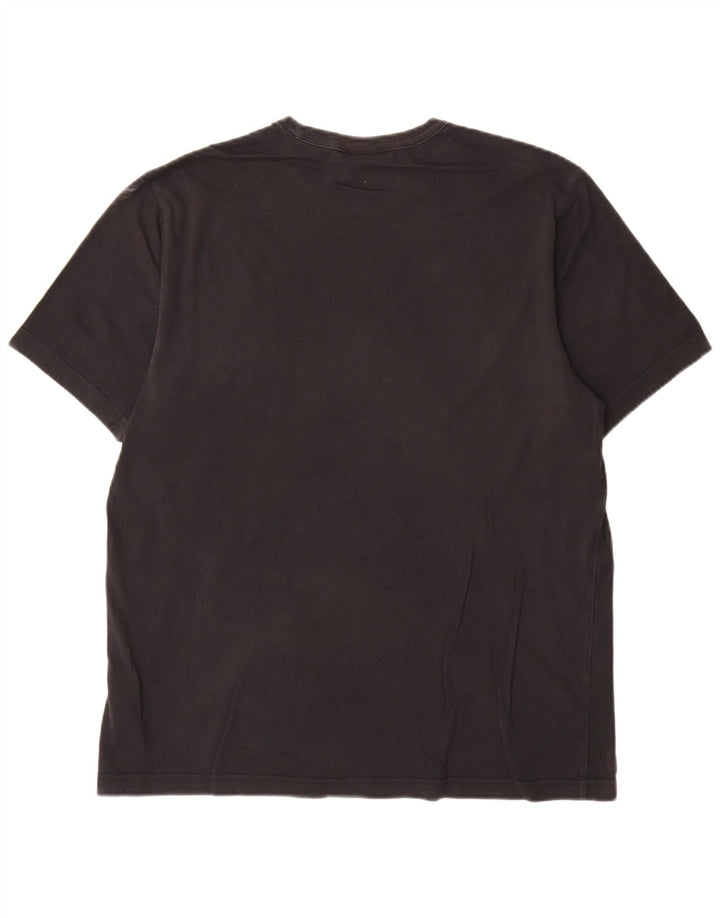 Męski T-shirt z grafiką Nike, duży, czarny, bawełniany