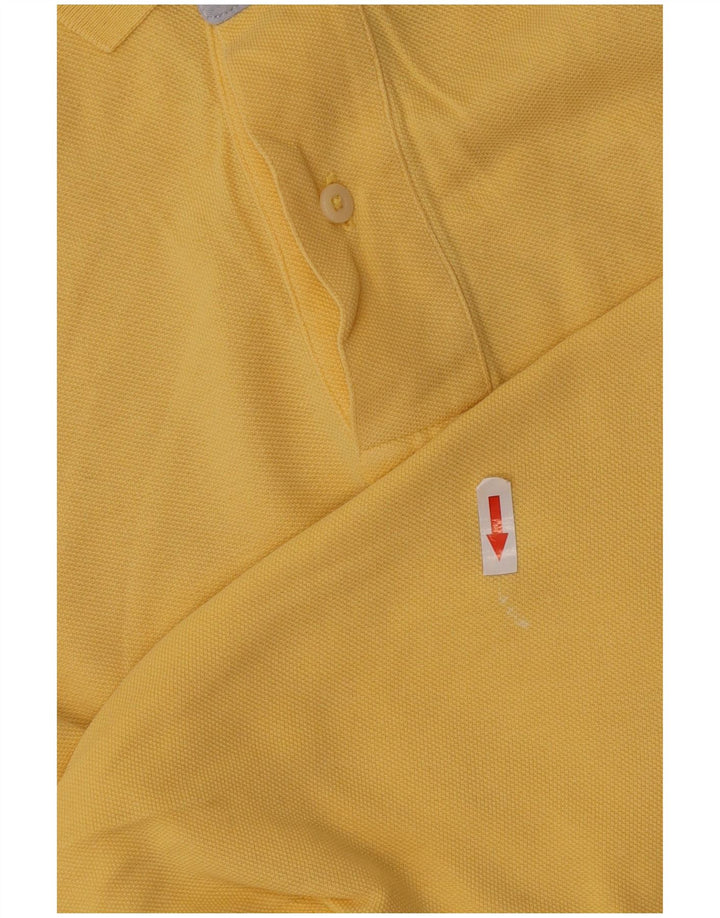Męska koszulka polo Tommy Hilfiger w kolorze średniożółtym