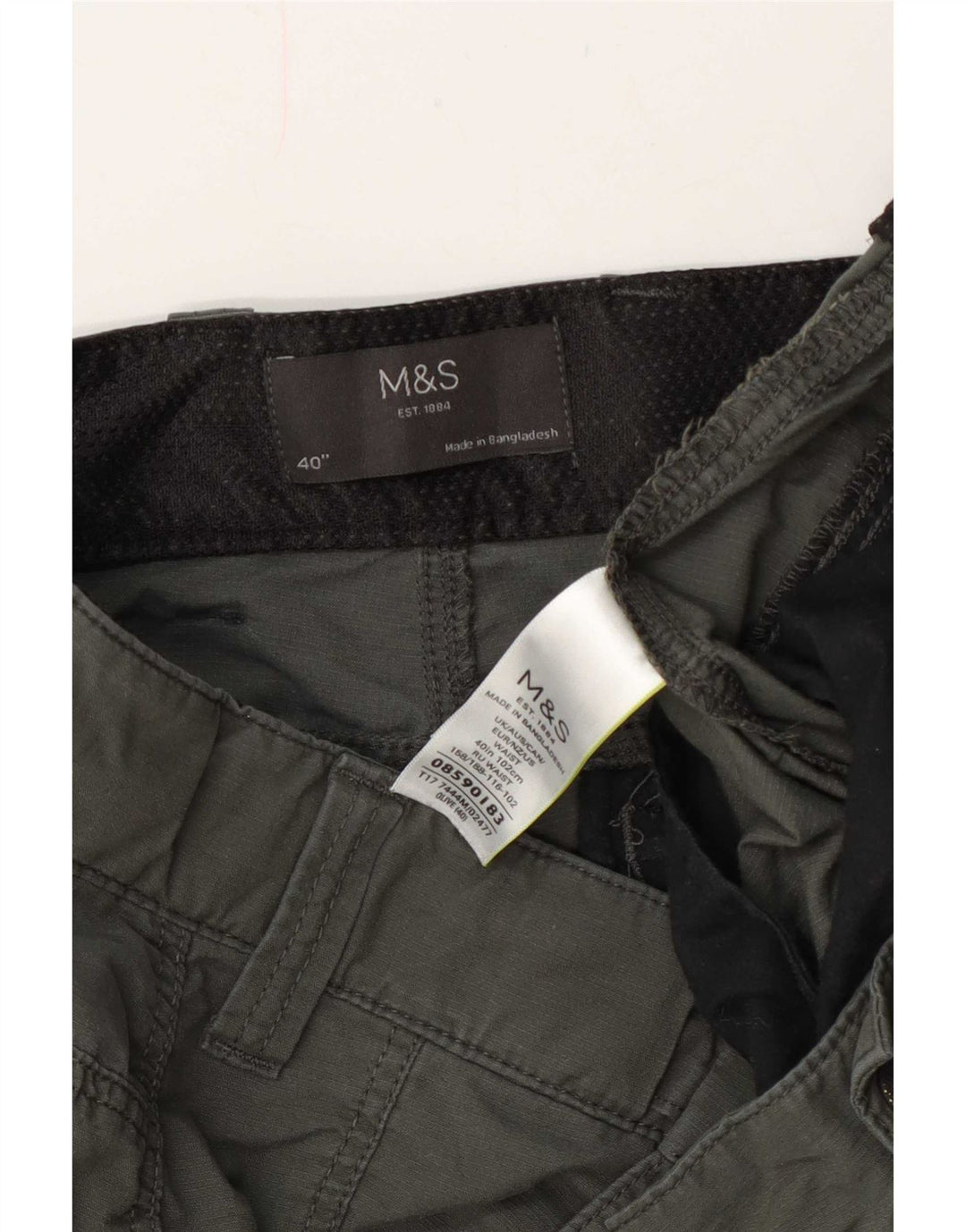Męskie spodenki cargo Marks & Spencer W40 XL, bawełna khaki