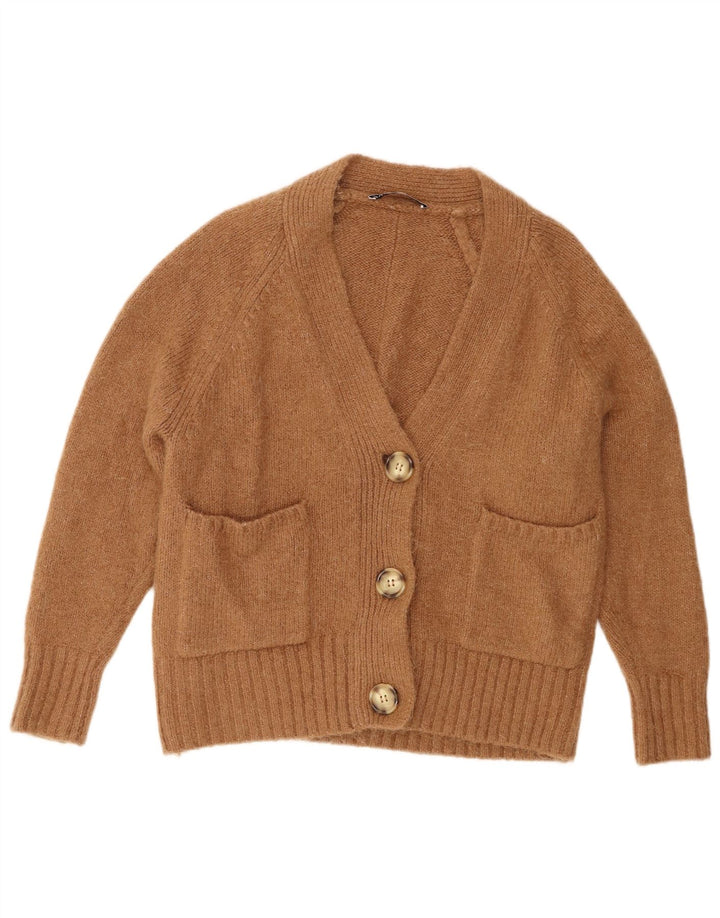 Damski sweter oversize Zara UK 10 Small Brown