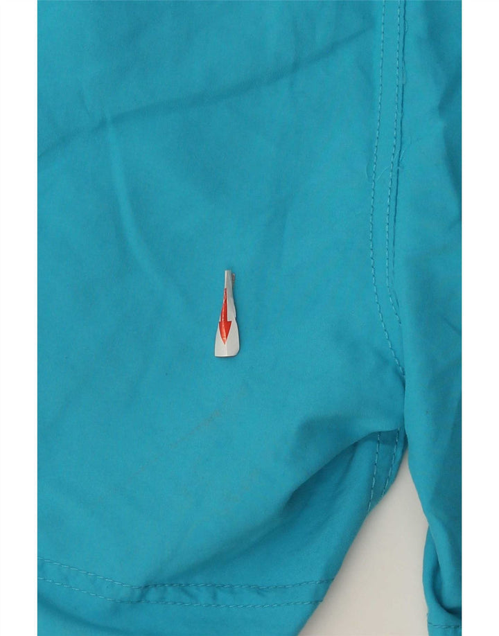 Męskie spodenki kąpielowe Superdry Graphic Regular, duże, niebieskie, z blokami kolorów