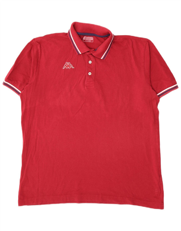 Męska koszulka polo Kappa 2XL czerwona