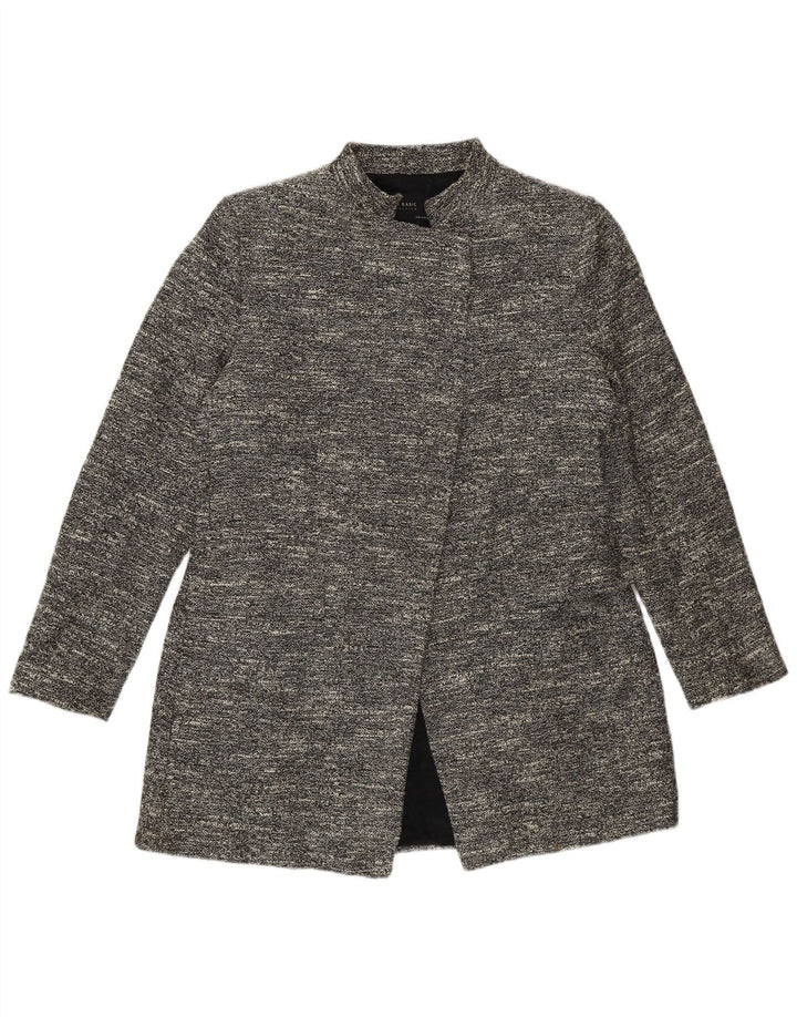 Płaszcz damski Zara UK 18 XL, szara, bawełniana w plamki