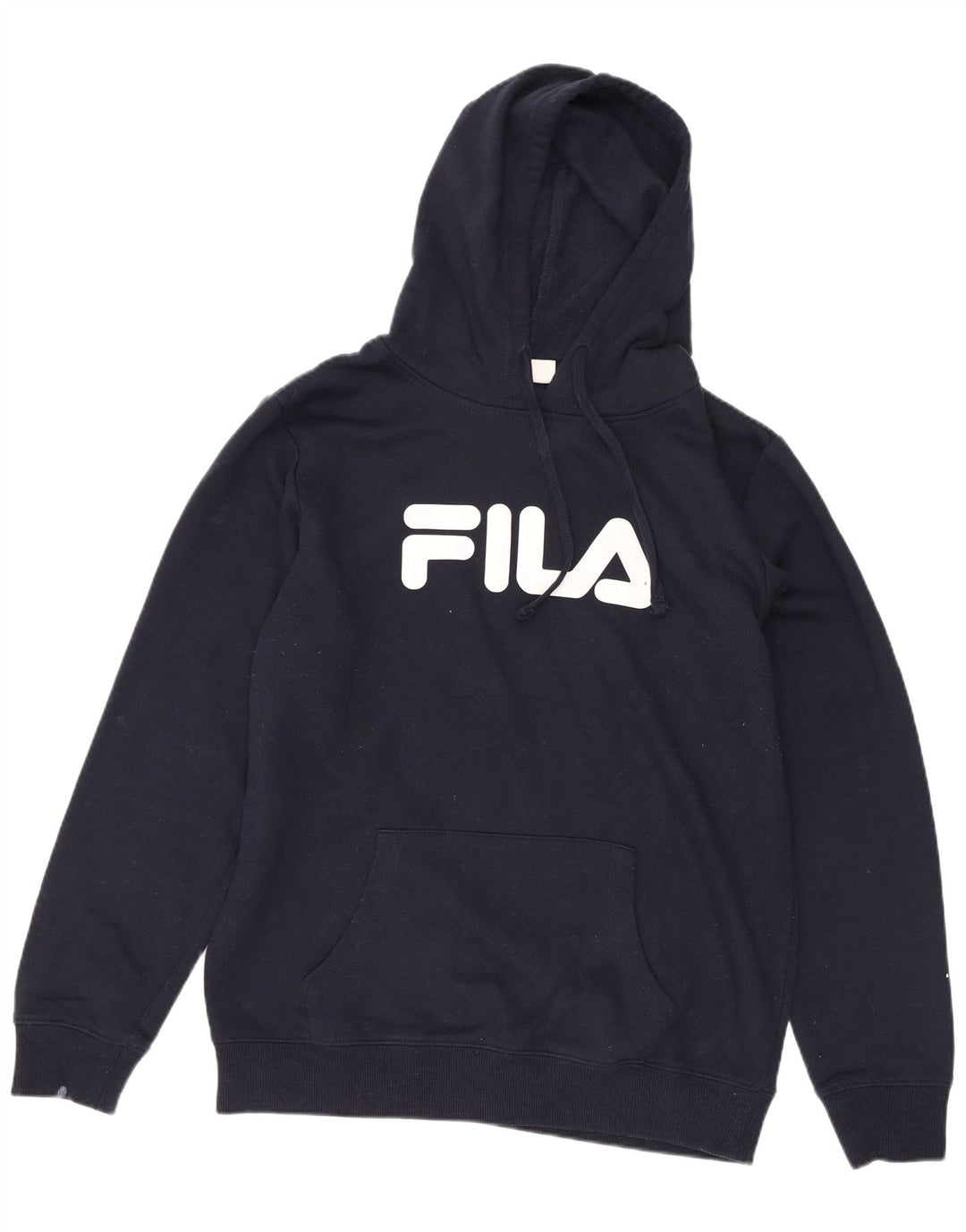 Chłopięcy sweter z kapturem Fila z grafiką 13-14 lat, granatowy, poliester