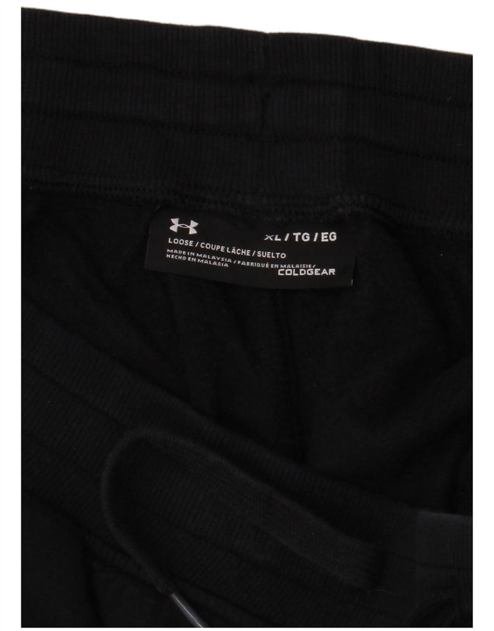Męskie spodnie dresowe UNDER ARMOUR Cold Gear XL, granatowe