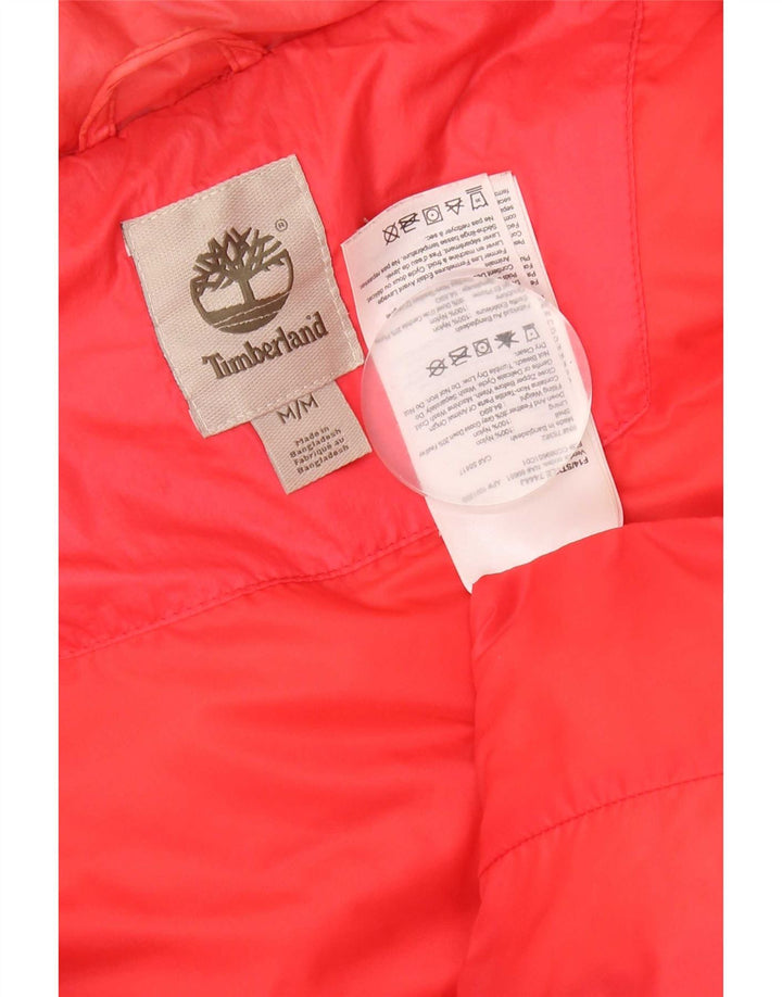 Damska wyściełana kamizelka Timberland UK 14 Średni różowy nylon