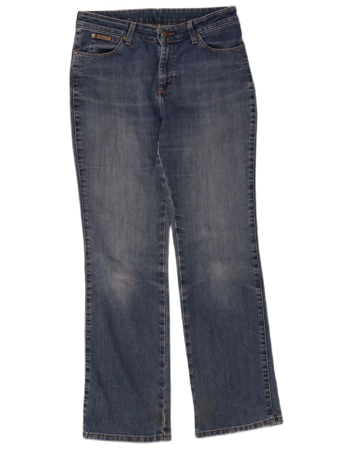 Damskie jeansy WRANGLER TIna Bootcut W30 L30 Niebieskie, bawełniane