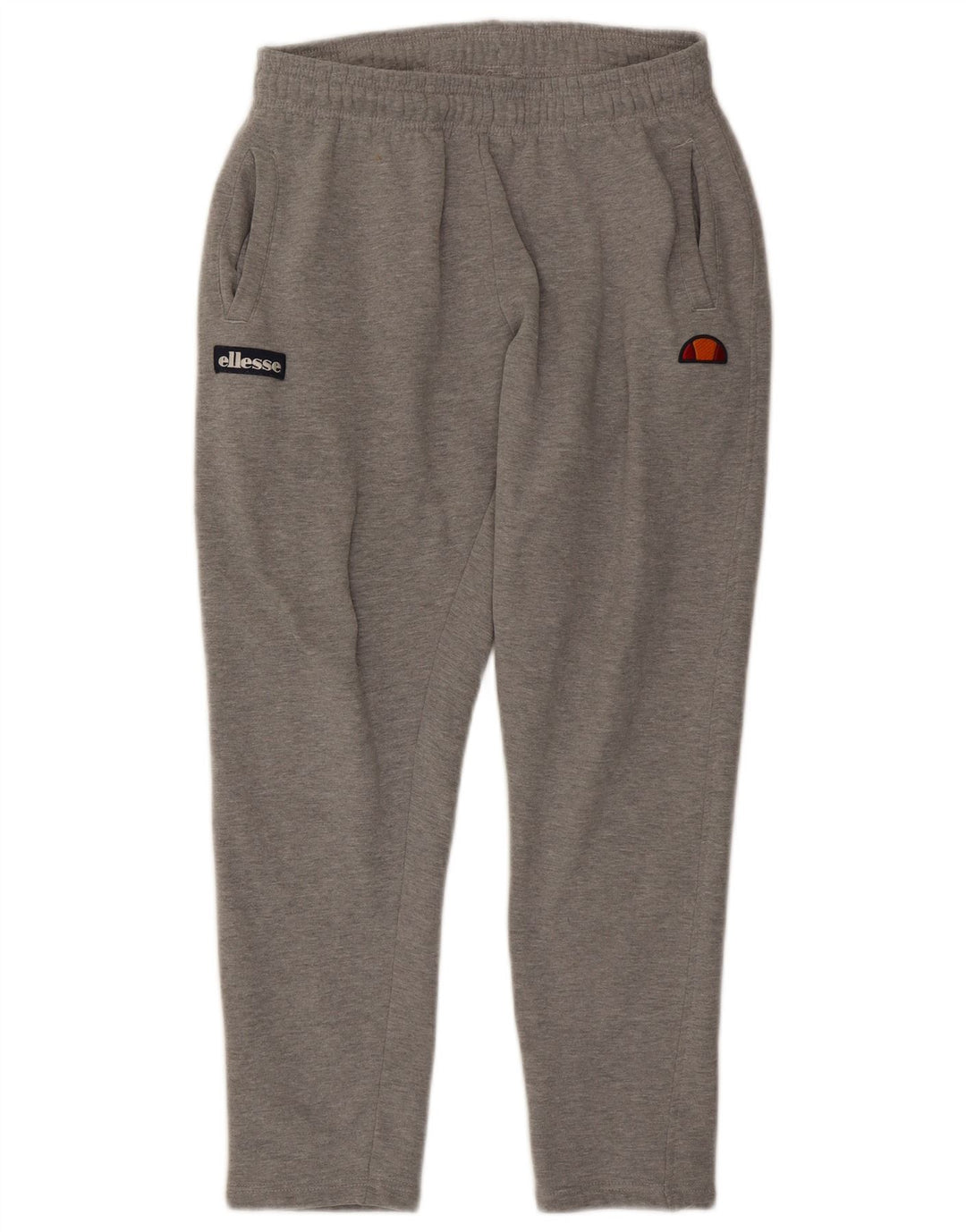 ELLESSE Mens Tracksuit Trousers Medium  Grey Cotton