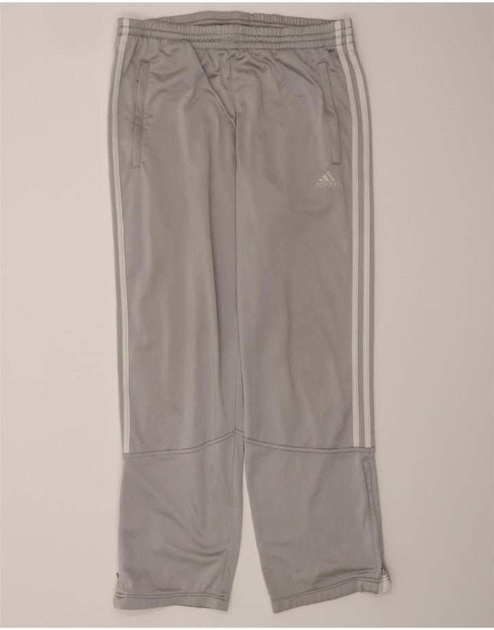 Męskie spodnie dresowe ADIDAS UK 40/42 Średni szary poliester