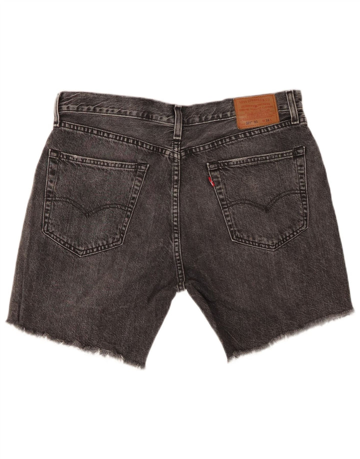 Męskie spodenki jeansowe Levi's 501 W36, duże, szare, bawełniane
