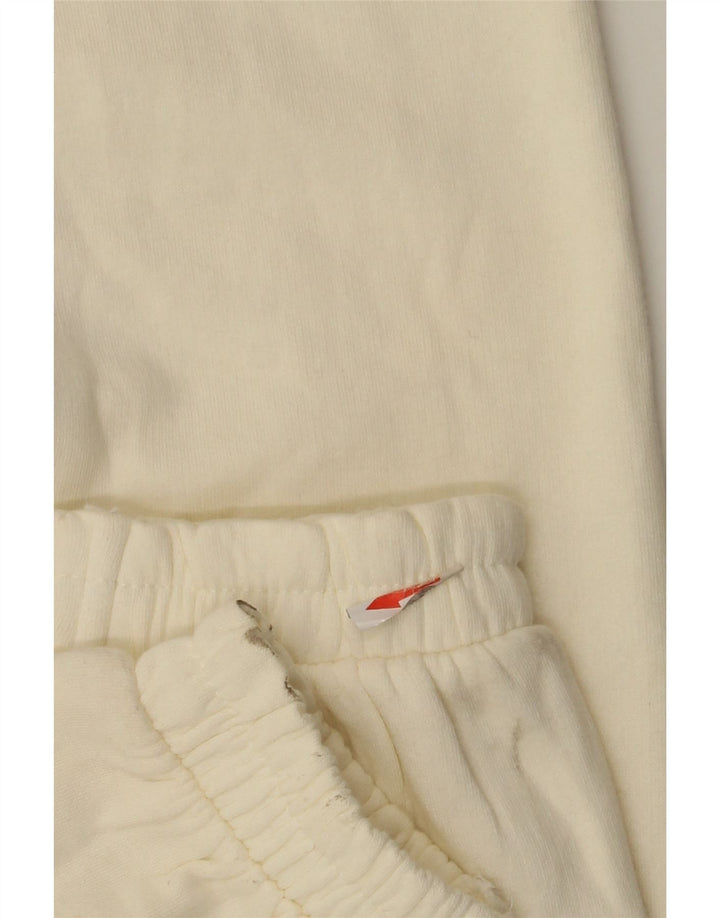 Damskie spodnie dresowe Zara Joggers UK 8 Small Off White Polyester