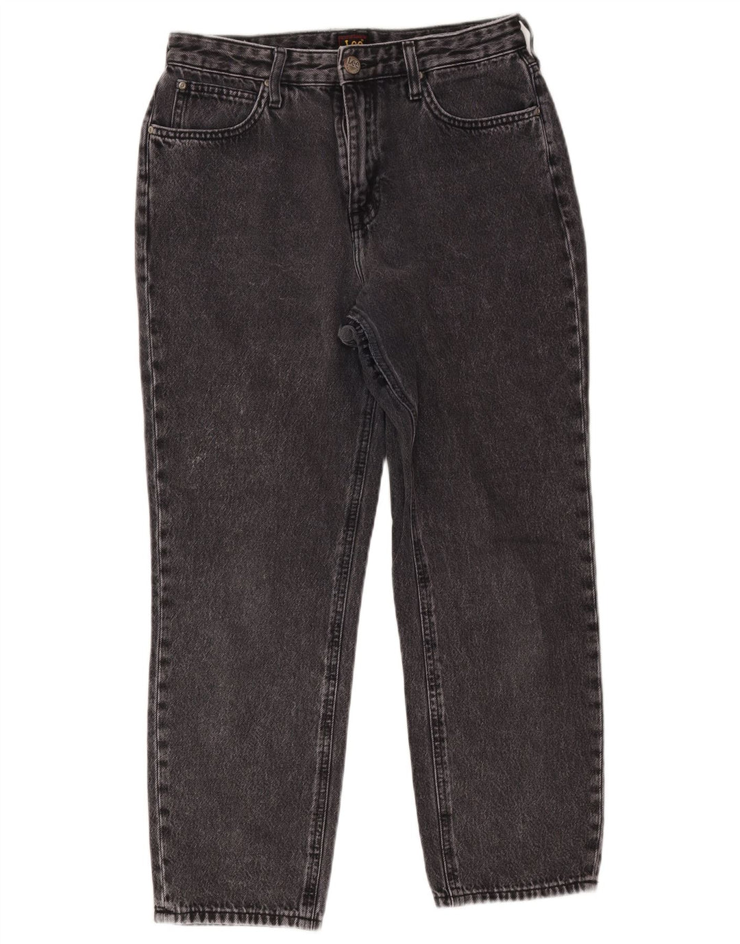 Damskie jeansy Lee Carol Cropped W28 L25 Szara bawełna