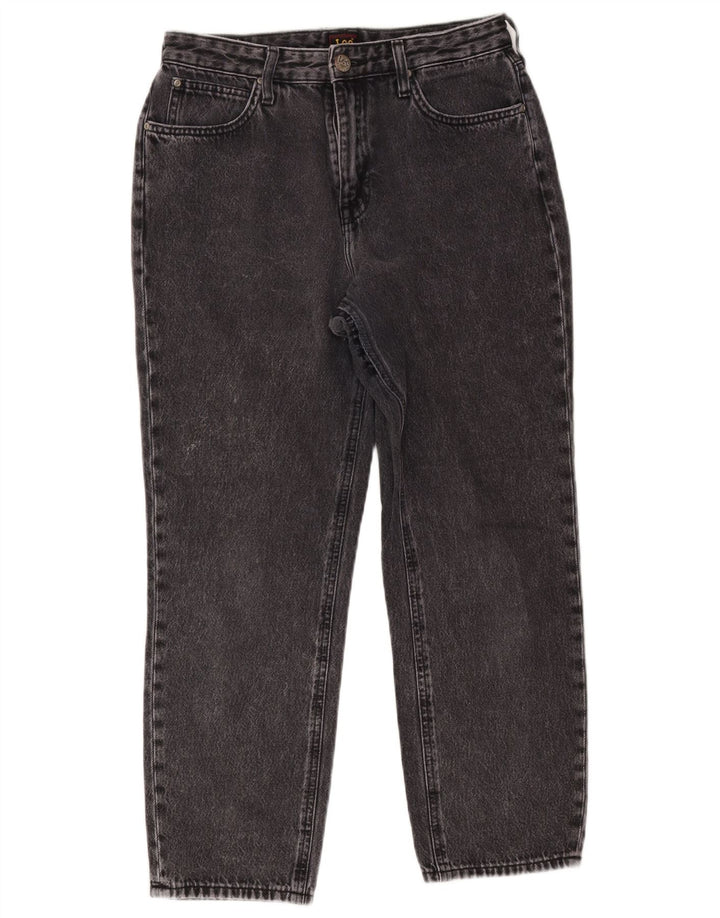 Damskie jeansy Lee Carol Cropped W28 L25 Szara bawełna