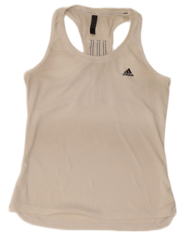 Damska kamizelka Adidas Aeroready Top UK 12/14 Średnia Biała