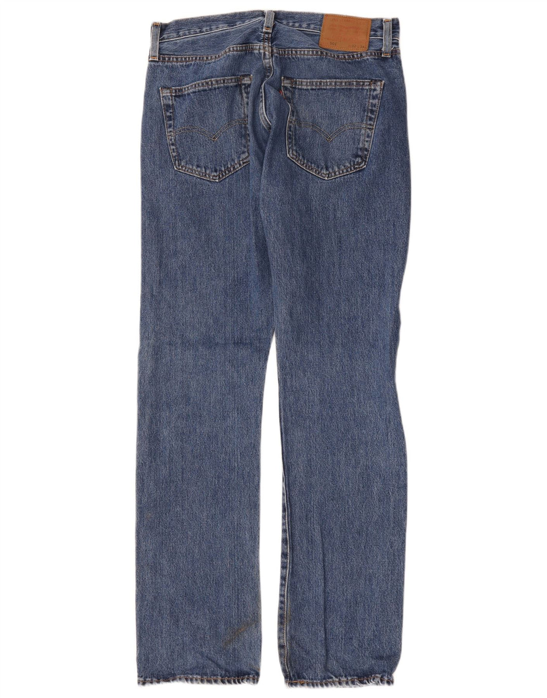 Męskie jeansy Levi's 501 Straight W32 L34 Niebieskie bawełniane