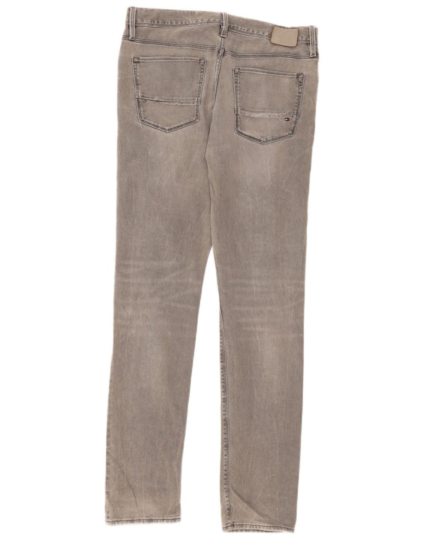 Męskie jeansy Tommy Hilfiger Layton Extra Slim W33 L34 Szara bawełna