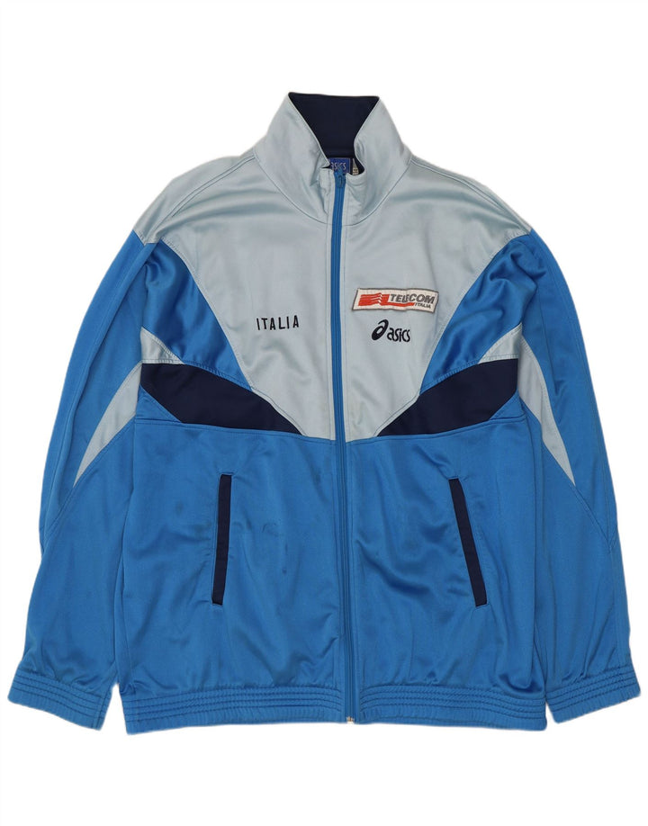Męska kurtka dresowa ASICS Italia IT 54 XL w kolorze niebieskim
