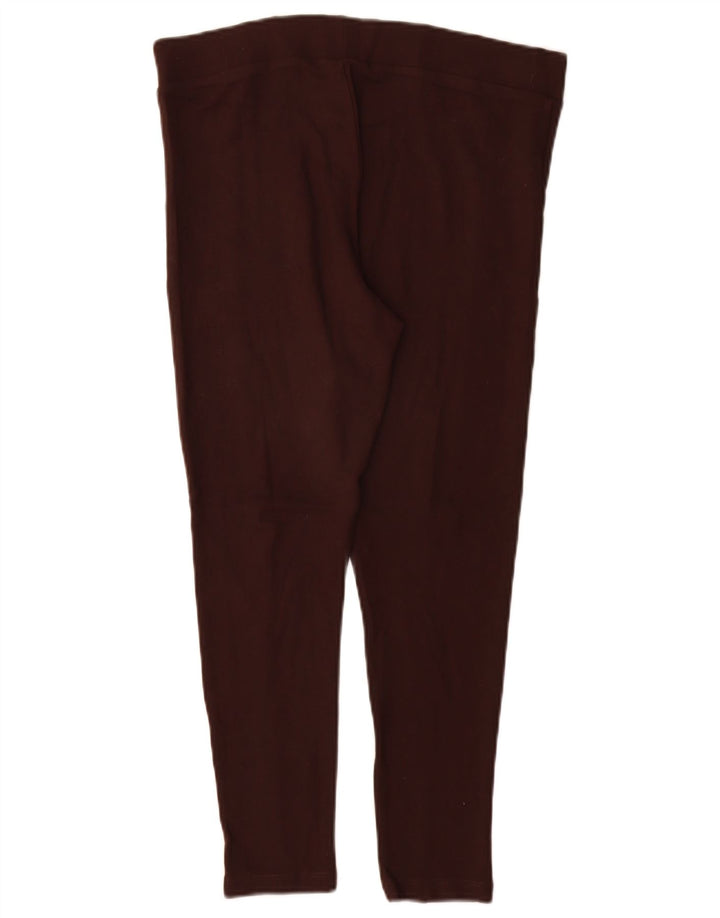 Damskie legginsy Marks & Spencer UK 12, średni brąz, wiskoza