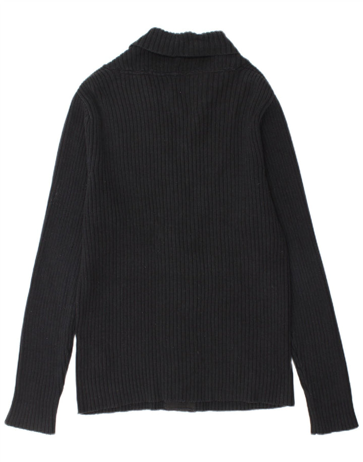 Męski sweter kardigan Jack & Jones, duży, czarny, bawełniany