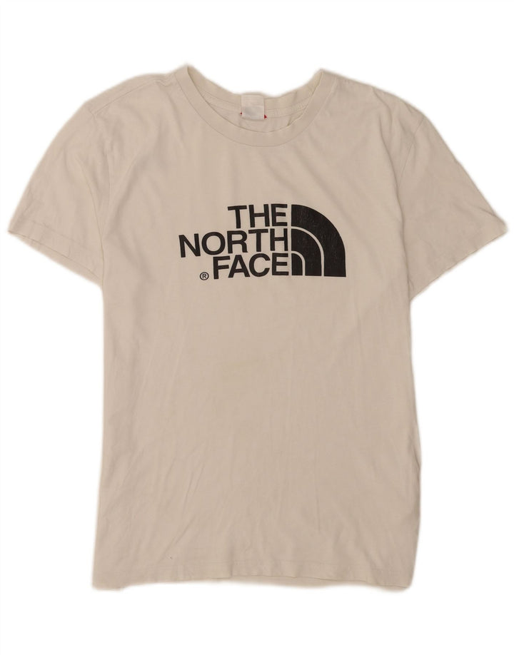 Męski T-shirt z grafiką The North Face, średni biały, bawełniany