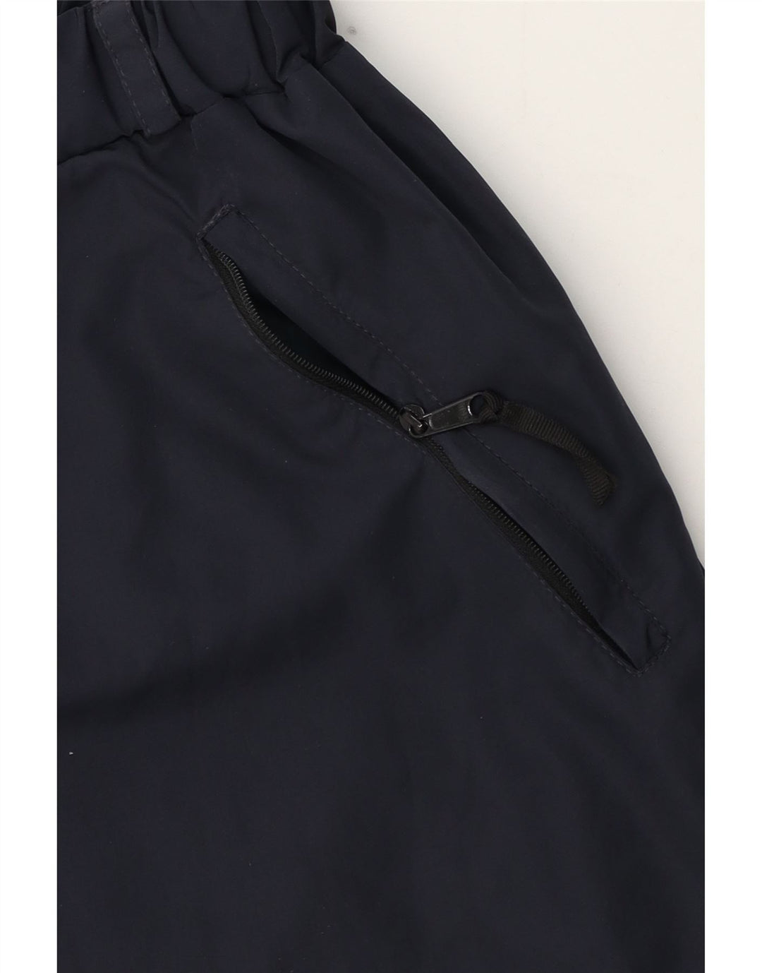 Męskie spodnie dresowe w stylu vintage XL, granatowe, poliestrowe
