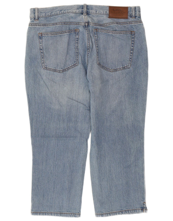 Ralph Lauren Womens Capri Jeans US 8 Medium W32 L21 Blue Cotton