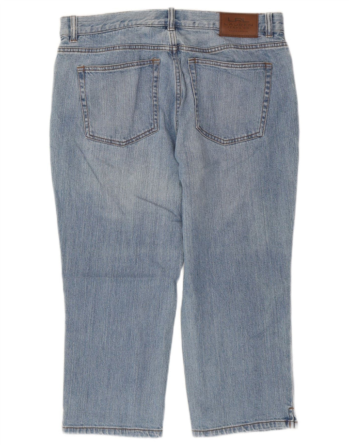 Damskie jeansy Capri Ralph Lauren US 8 Medium W32 L21 Niebieskie bawełniane