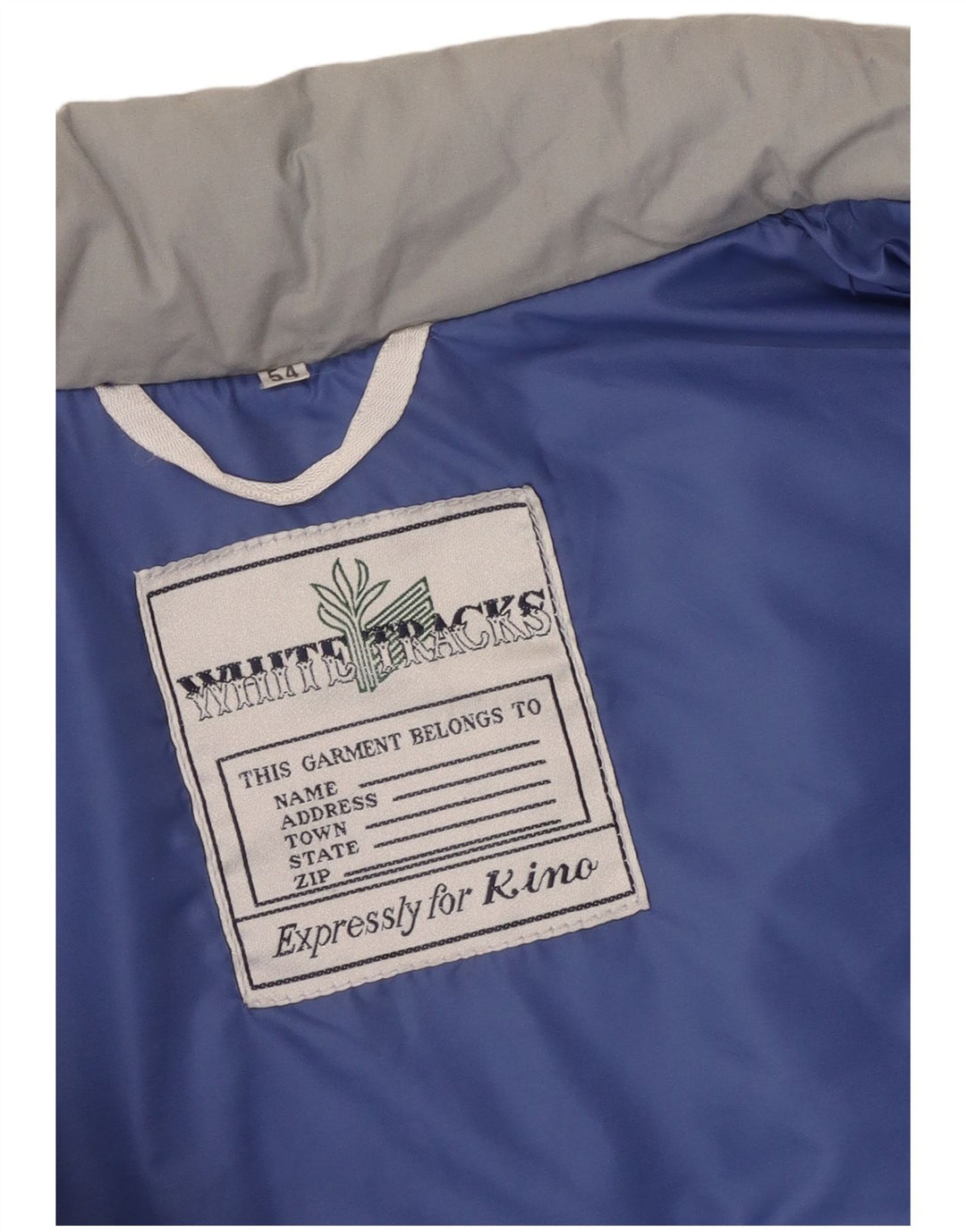 Wyściełana kamizelka męska Vintage IT 54 2XL w kolorze szarym