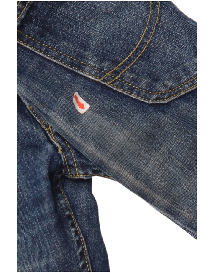 Męskie jeansy LEE Knox Straight W32 L34 Granatowa bawełna