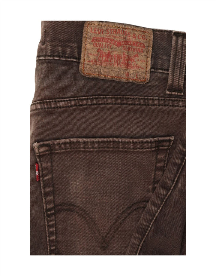 Męskie jeansy Levi's 511 Slim W32 L30 Brązowe