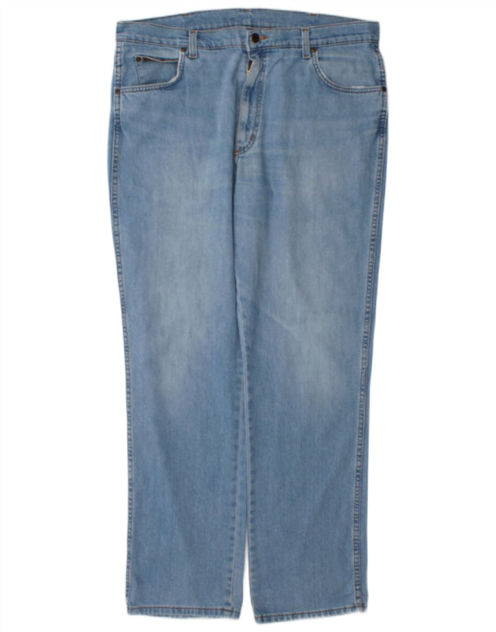 Męskie jeansy Wrangler Texas Stretch Straight W38 L32 Niebieskie, bawełniane