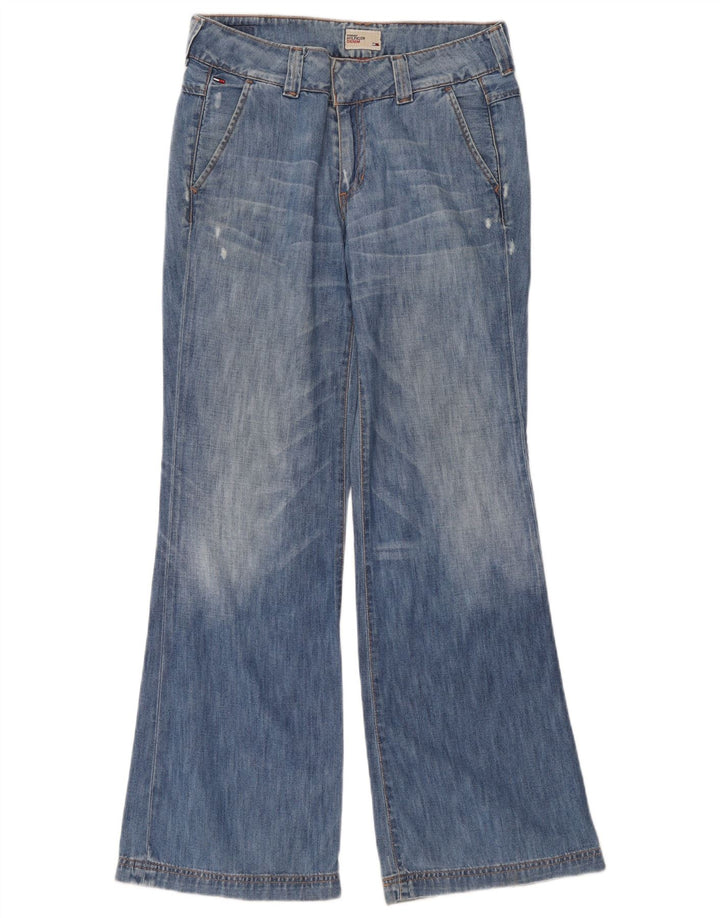 Damskie jeansy z szeroką nogawką Tommy Hilfiger W32 L30 Niebieskie