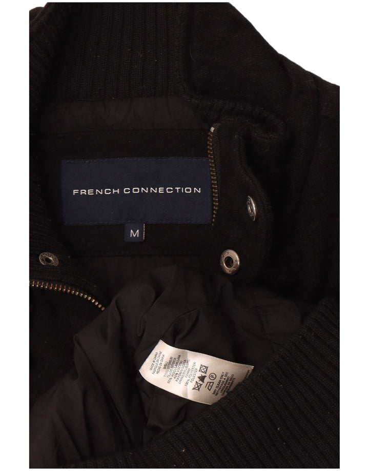 Męska kurtka marynarska French Connection UK 38 Średnia czarna wełna