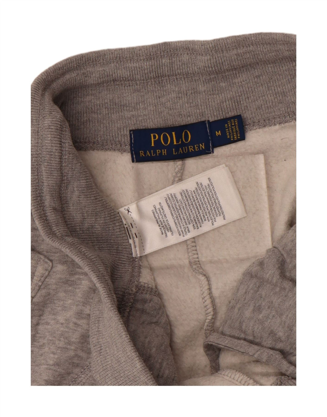 POLO RALPH LAUREN Męskie spodnie dresowe Joggers średnioszare nakrapiane