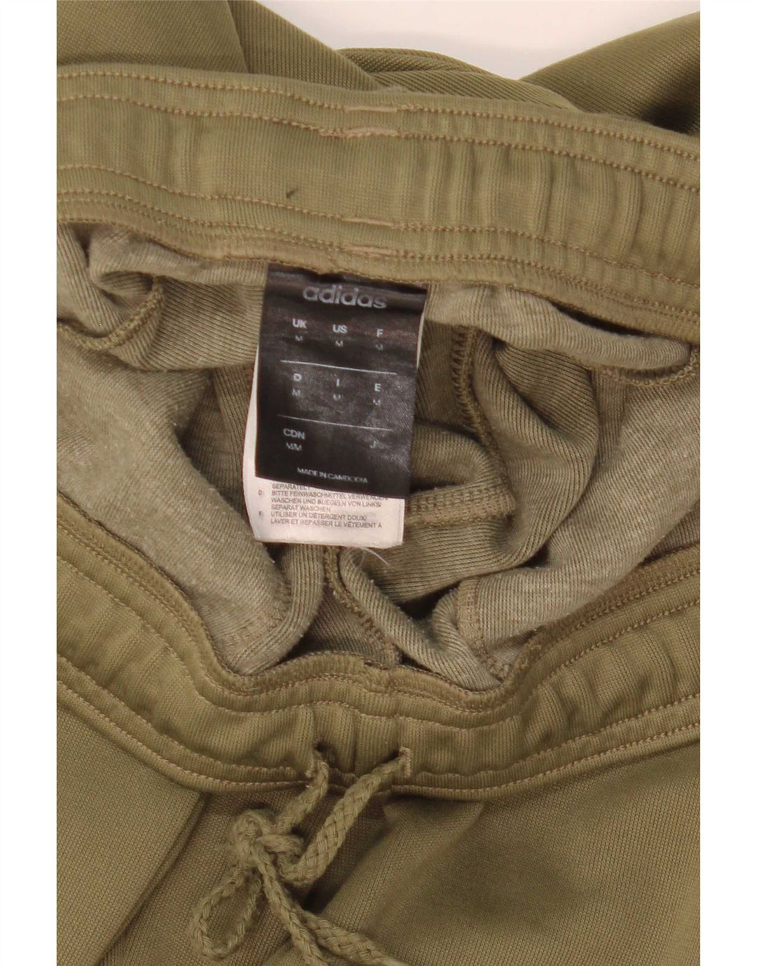Adidas Męskie spodnie dresowe Joggers Medium Khaki Poliester