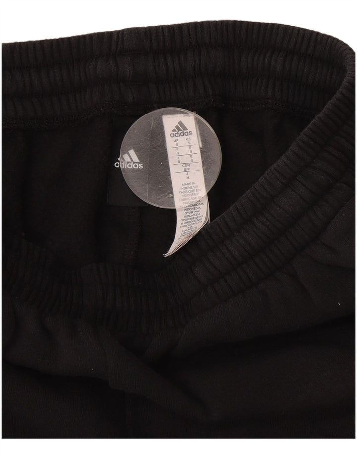 Męskie spodenki sportowe Adidas z grafiką, małe, czarne, bawełniane