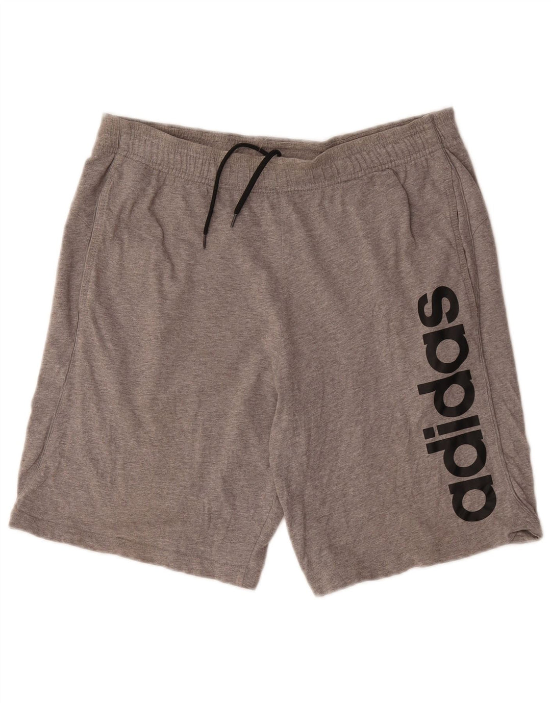 Męskie spodenki sportowe Adidas Graphic, średnioszare, bawełniane w cętki