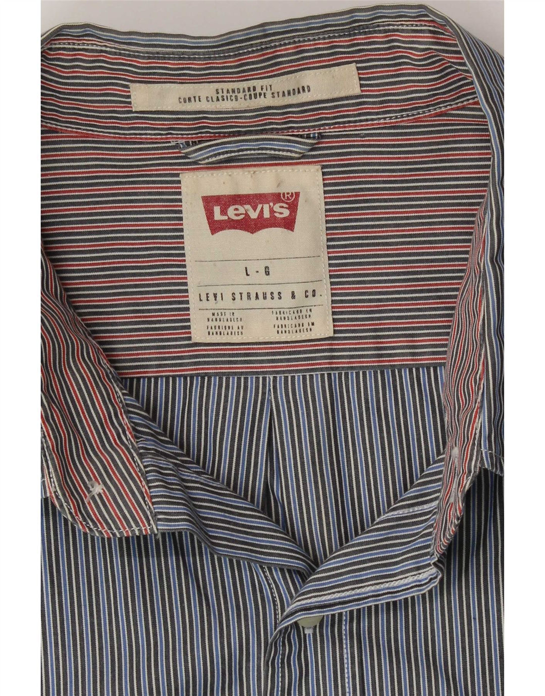 Koszula męska Levi's o standardowym kroju, w duże niebieskie paski