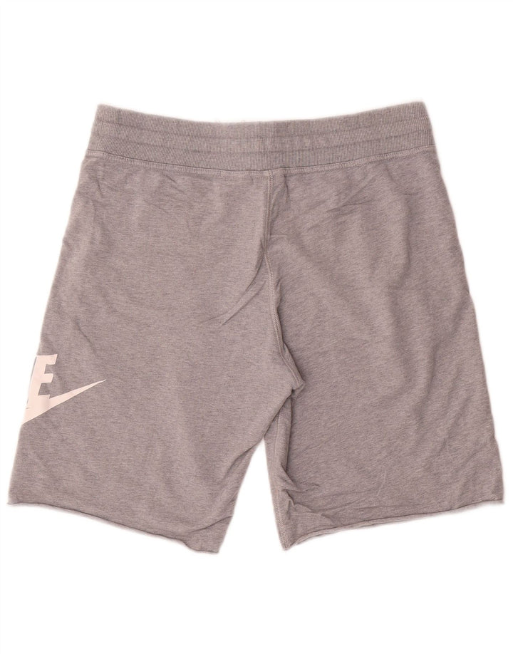 Męskie spodenki sportowe Nike Graphic, średnioszare, bawełniane