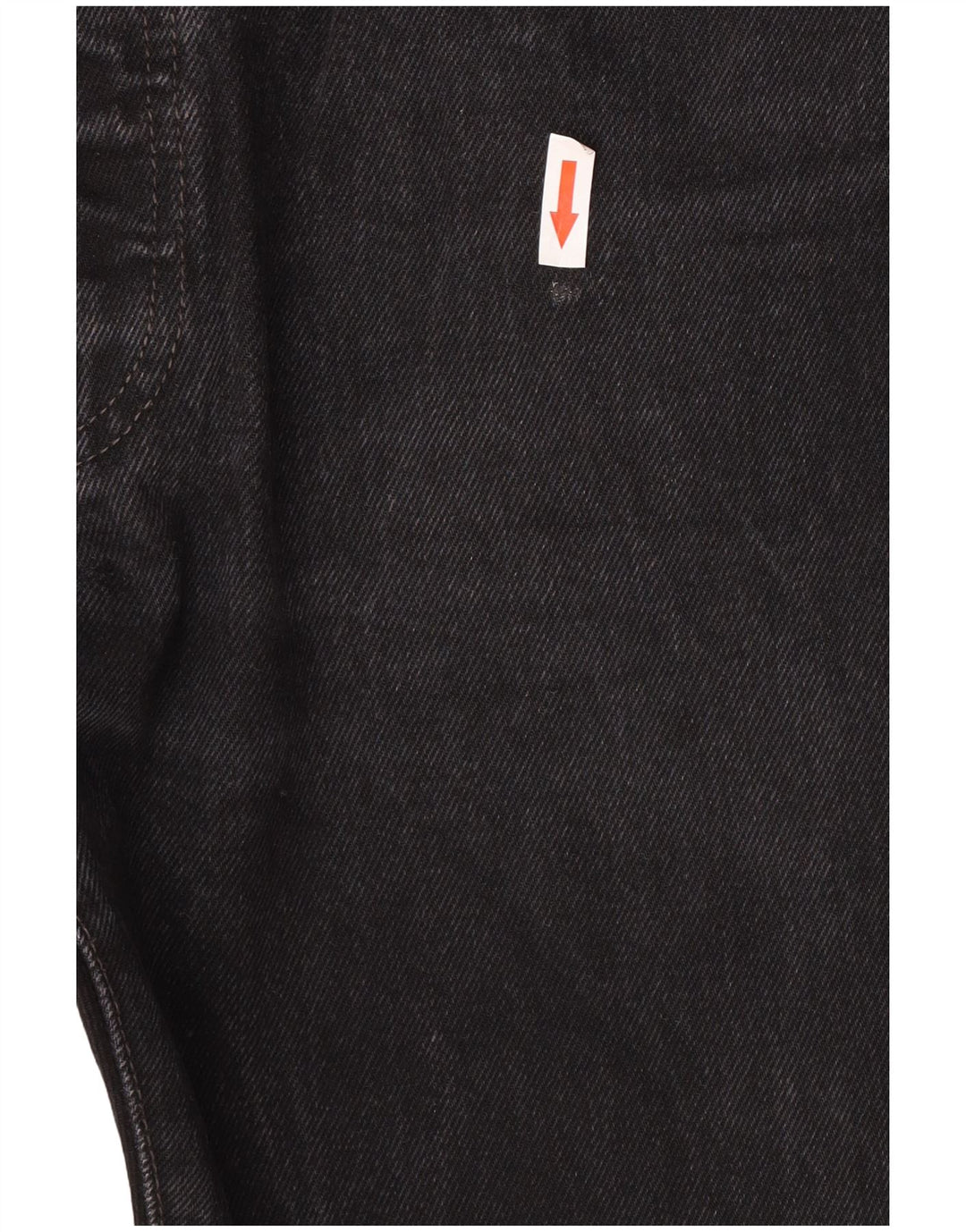 Męskie dżinsy Levi's 501 Straight W34 L32 Czarna bawełna