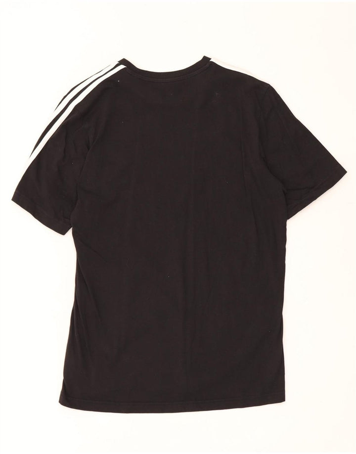 Adidas Męski T-shirt Top Średni Czarny Bawełniany