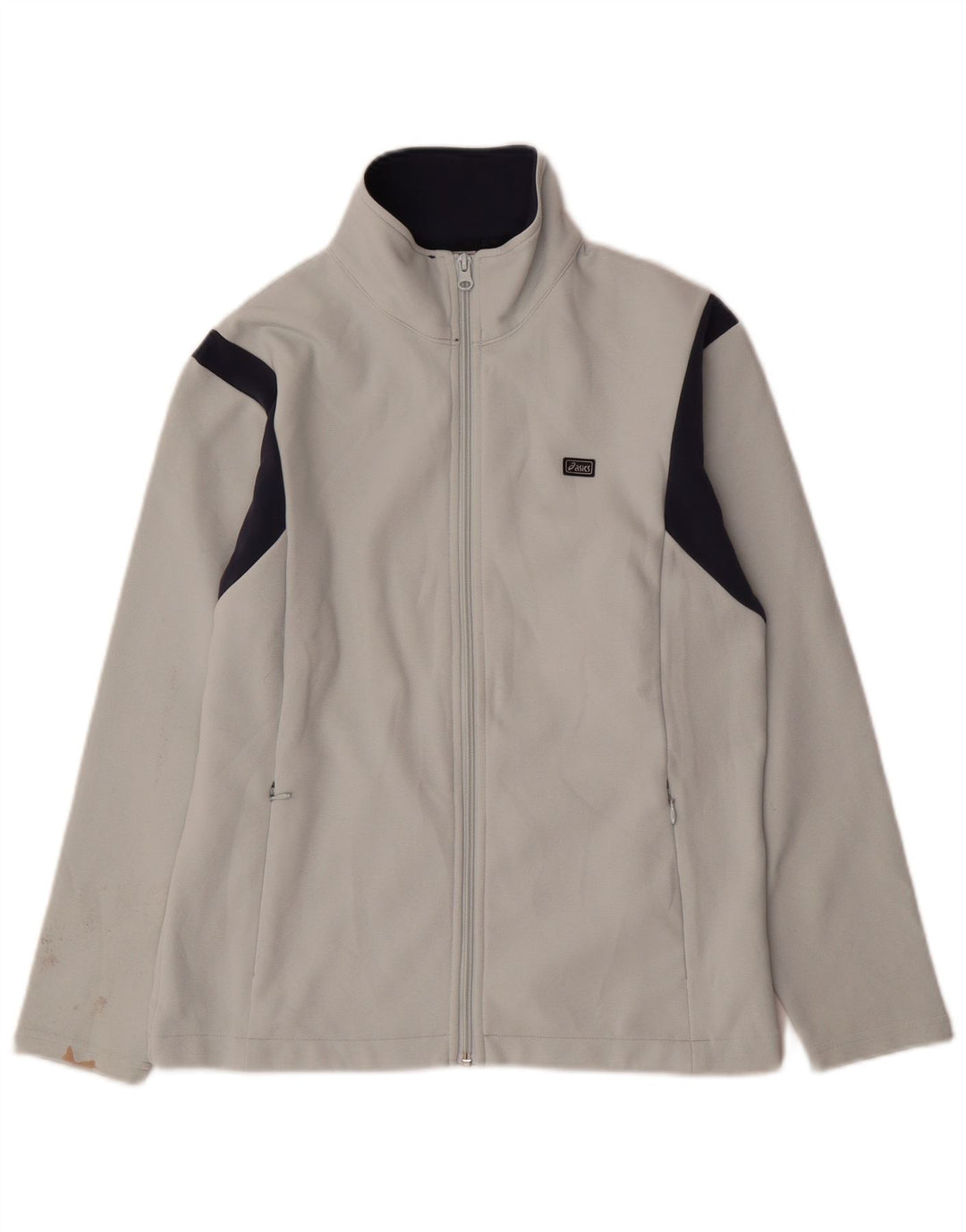 Damska kurtka dresowa ASICS UK 14, poliester w kolorze średniej bieli