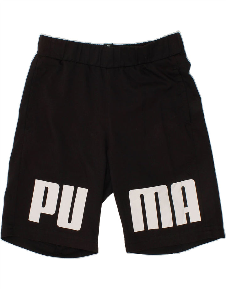 PUMA Boys Graphic Sport Shorts 4-5 Years  Black Polyester Vintage Puma and Second-Hand Puma from Messina Hembry 